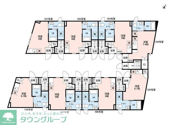 フェリオ小田急相模原の物件間取画像